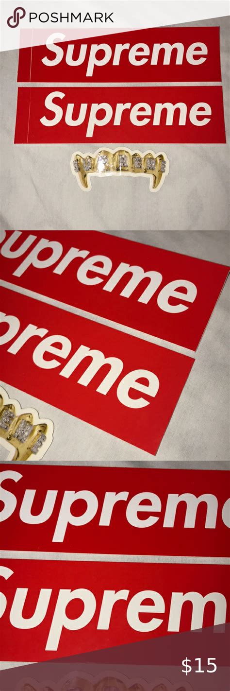 Supreme Box Logo Phone Stickers Dorla Clanton