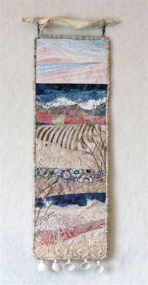 Beach Series 110 Original Fiber Art By Eileen Williams This Quilt Is