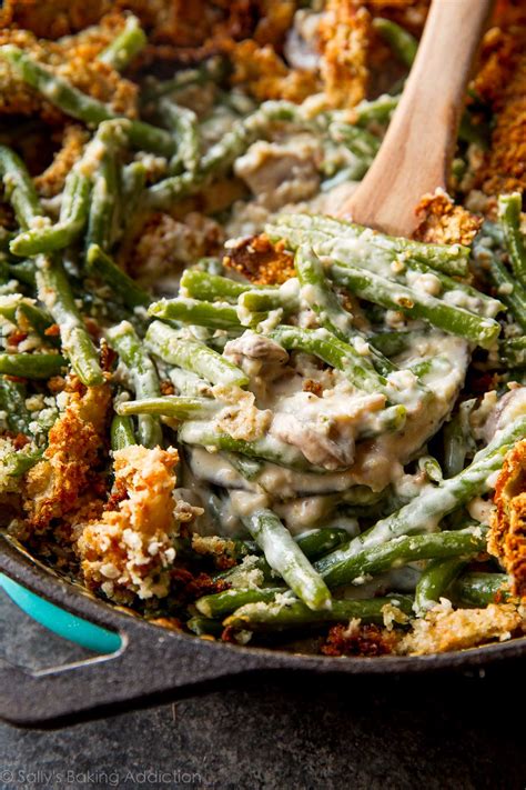 creamy green bean casserole from scratch sally s baking addiction