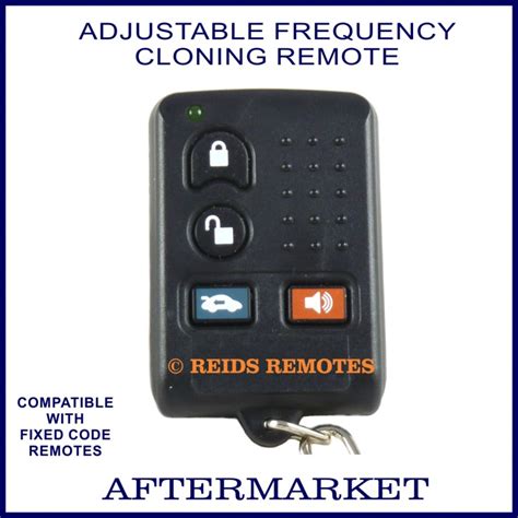 Fixed Code Car Alarm Central Locking 4 Button Cloning Remote Control