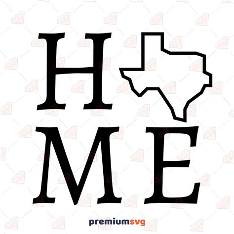 Texas Home Svg Cricut Files Texas State Map Svg Files Premiumsvg