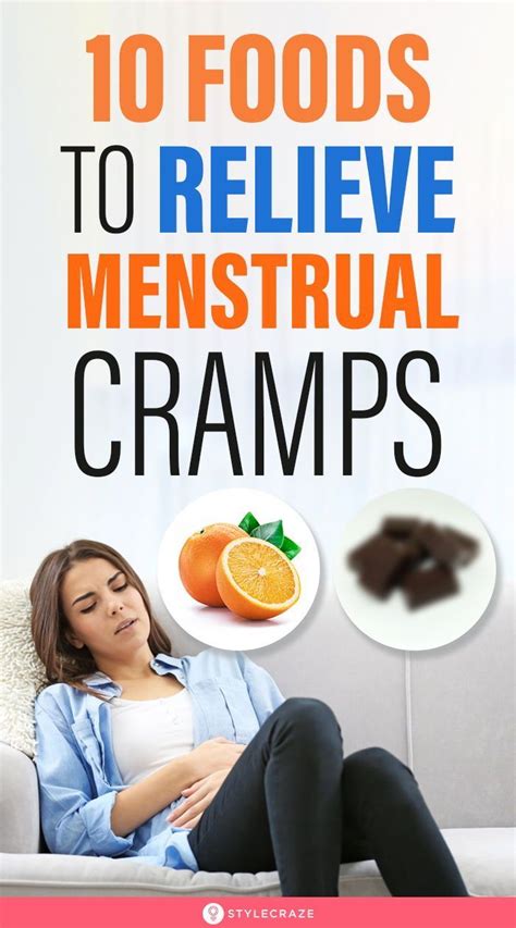 Healthy Food Stylecraze Menstrual Cramps Relieve Period Cramps