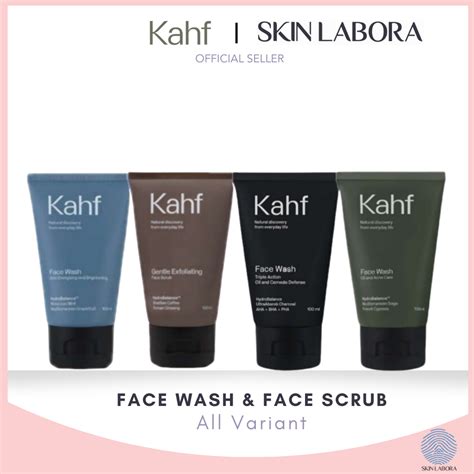 Jual Kahf Face Wash And Face Scrub 100 Ml All Variant Sabun Cuci Muka