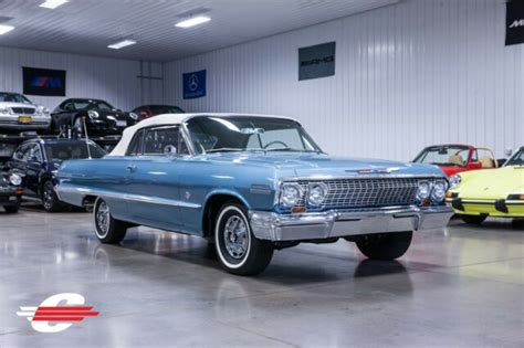 1963 Chevrolet Impala Ss Convertible 409425hp 4 Speed Numbers
