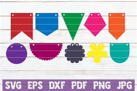 Bunting Banner Svg Bundle Svg Cut Files By Mintymarshmallows