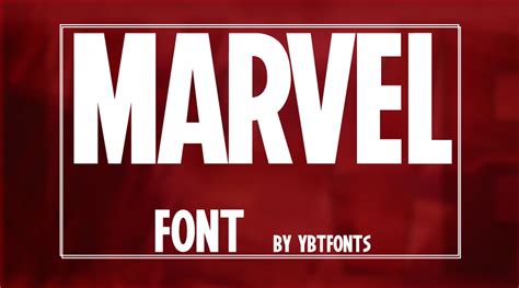 Marvel Font Download Free Fonts Vault