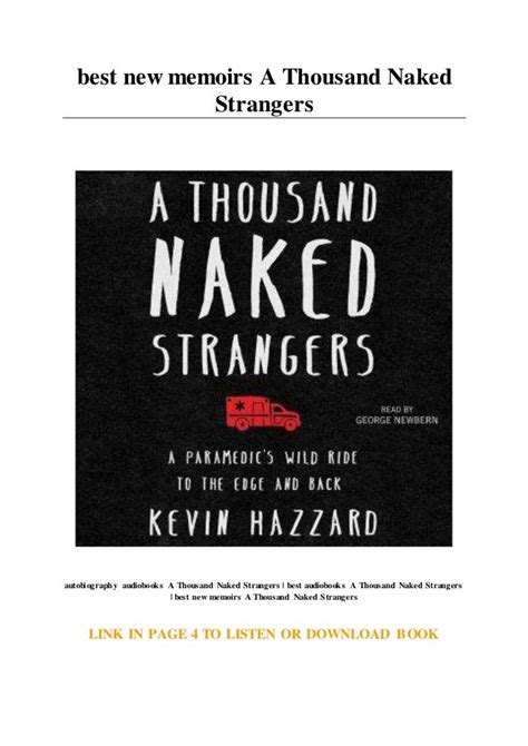 best new memoirs a thousand naked strangers