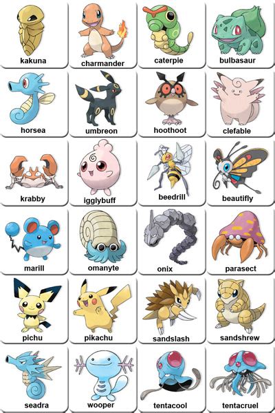 Well, if you've held onto some of these popular toys from your childhood — or from your kid's younger. 6 Best Images of Free Pokemon Bingo Printables - Free ...