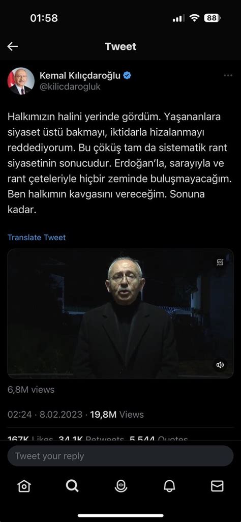 İbrahim Babadağı Borsanın İzinden on Twitter O sırada Kılıçdaroğlu