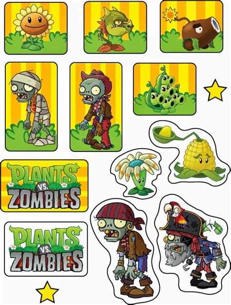 Imprimir Plantas Contra Zombies Imagui