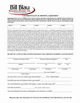 Commercial Real Estate Confidentiality Agreement Form