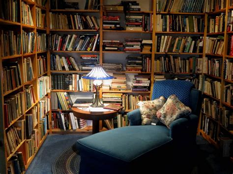 This Is A Small Reading Nook We Built Into Our Library When We Built