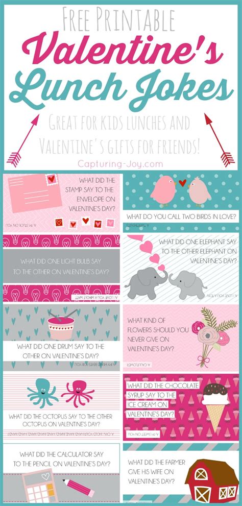 Printable Valentine Cards For Kids With Jokes