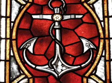 Free Picture Anchor Medieval Stained Glass Decoration Religion