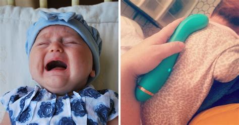 Mom Uses Her Sex Toy To Ease Her Baby S Chest Congestion
