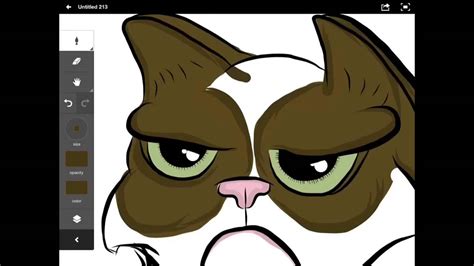 I Draw Grumpy Cat Youtube