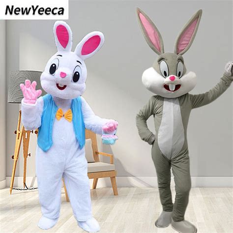 There Are More Options Here Easter Bunny Mascot Costume Rabbit Charactor Cosplay Party Fancy