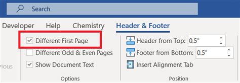 How To Insert Header Only On First Page Of Ms Word Document Pickupbrain