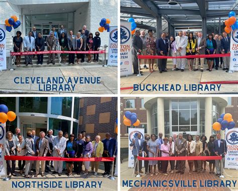 Fulcolibrary Celebrates Last Four Libraries To Complete Renovations