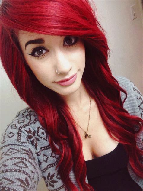 Scene Girls With Bright Red Hair Tumblr