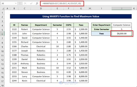 How To Find Maximum Value In Excel With Condition 8 Examples
