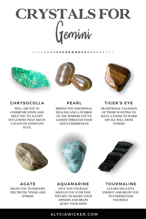 6 Gemini Crystals For Your Charming Life — Alycia Wicker Crystals