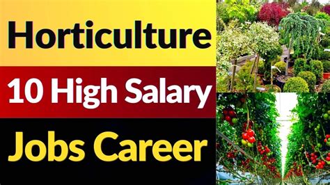 Horticulture Jobs Salary I Horticulture Careers I Horticulturist
