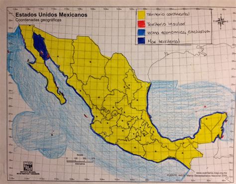 Tipos De Mapas México Territorio Nacional