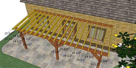 Patio Cover Free Diy Plans Howtospecialist How To Build Step By