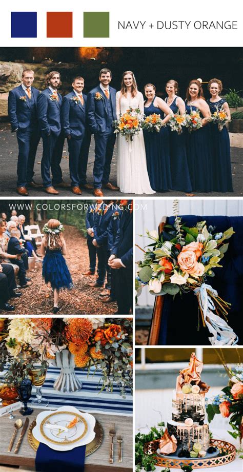Top Navy Blue Wedding Color Combo Ideas