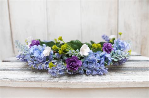 Lavender Flower Crown Wedding Flower Crown Colorful Crown