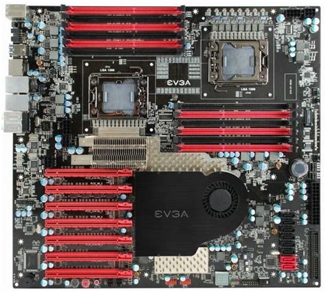 After a cheap ( ish ) dual socket board that can overlock. EVGA Dual LGA-1366 Motherboard Pictured with Chipset ...
