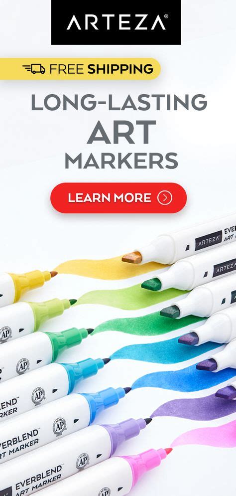 Everblend Art Markers Set Of 60 Marker Art Pen Watercolor Markers