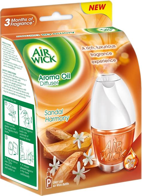 I got the air wick essential mist fragrance oil diffuser kit,lavender and almond blossom to try in our household. Air Wick Aroma Oil Diffuser Sandal Harmony Liquid Air ...