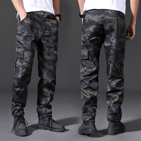 Camouflage Military Cargo Pants Men Army Tactical Pants Wear Resisting