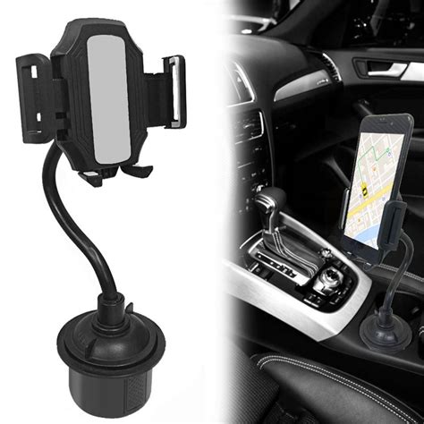 Buy Universal Car Mount Adjustable Gooseneck Cup Holder Cradle For