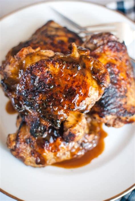 Balsamic Chicken Thighs With Honey Balsamic Glaze Artofit