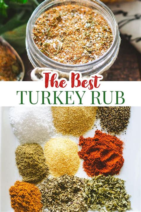 This Homemade Turkey Rub Is A Blend Of Savory Spices And Herbs To Make The Ultimate Poultry