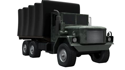 3d Model Army Truck Cgtrader
