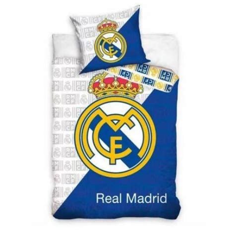 Real Madrid Ágyneműhuzat Kék Fehér Emaghu