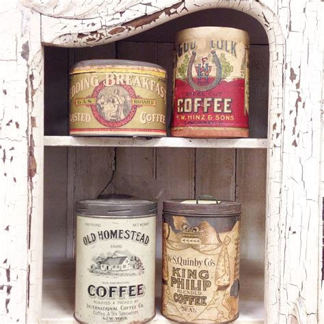 I Found These Old Antique Coffee Tins Cans And Had To Buy Them