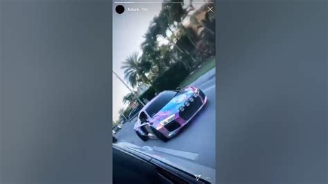 Lil Uzi Vert Pulls Up On Future In New Audi R8 Youtube