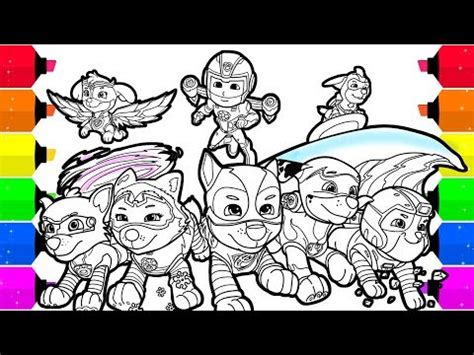 When mayor humdinger and his cousin ryder fall into the trap and steal the meteor to take over the city, the puppies must work. Download MP3 Mighty Pups Coloring Pages 2018 Free