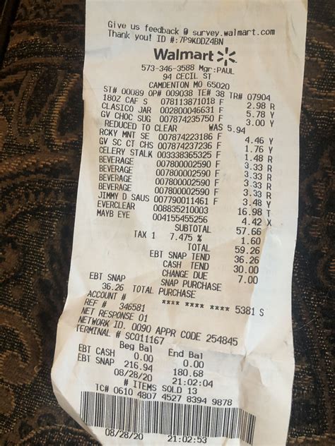 Pin By Sue Marley On Be Happy Songs Receipt Template Walmart Receipt Happy Song