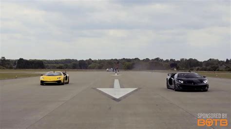 Video Lamborghini Aventador Svj Vs Aventador Sv