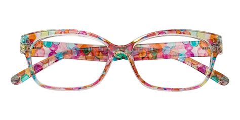 Rainbow Cat Eye Multicolor Bubble Eyeglasses Rainbow Cat Eyeglasses Glasses Fit