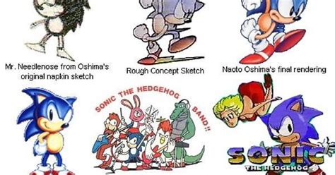 Sonic The Hedgehog Original Concept Art