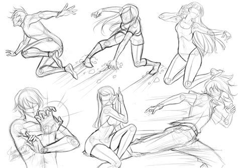 Magic Anime Action Poses Drawing Art Ideas
