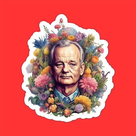 Bill Murray Sticker Etsy