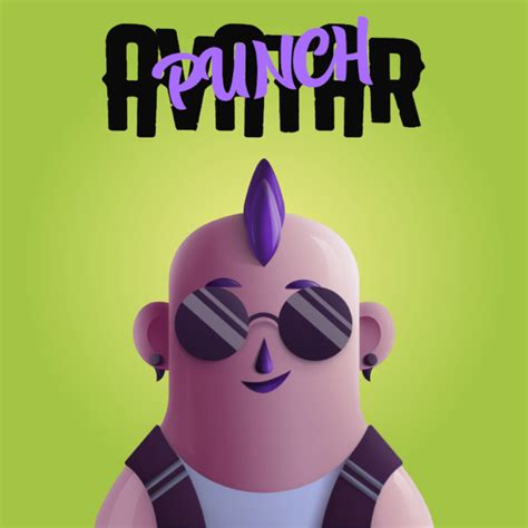 Placeit Music Avatar Logo Maker Featuring A Character With A Mohawk
